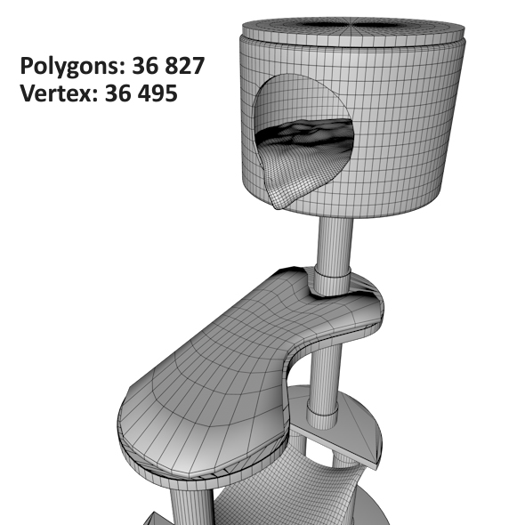 Cat Tree with Hammock - Image 7