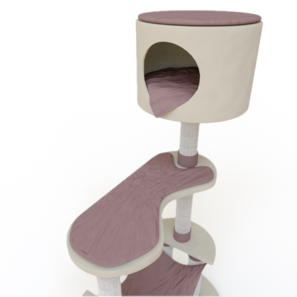 Cat Tree with Hammock - Image 3